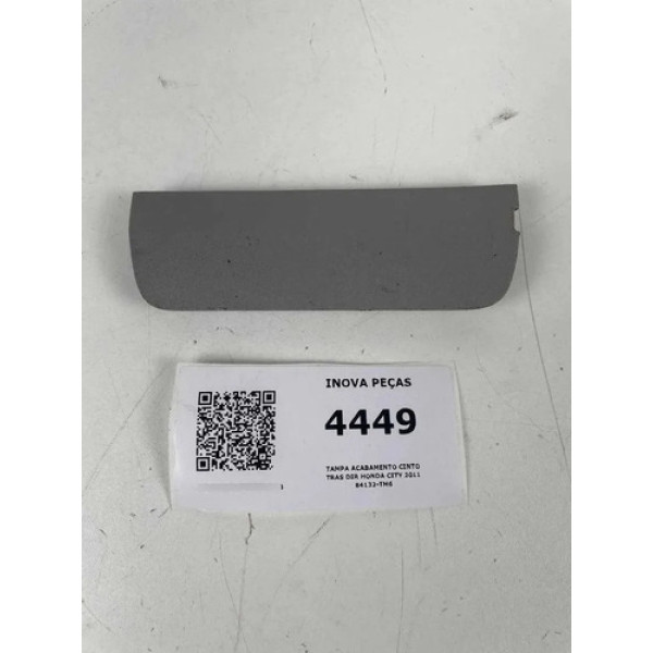 Tampa Acabamento Cinto Tras Dir Honda City 2011 84132-tm6  Prateado