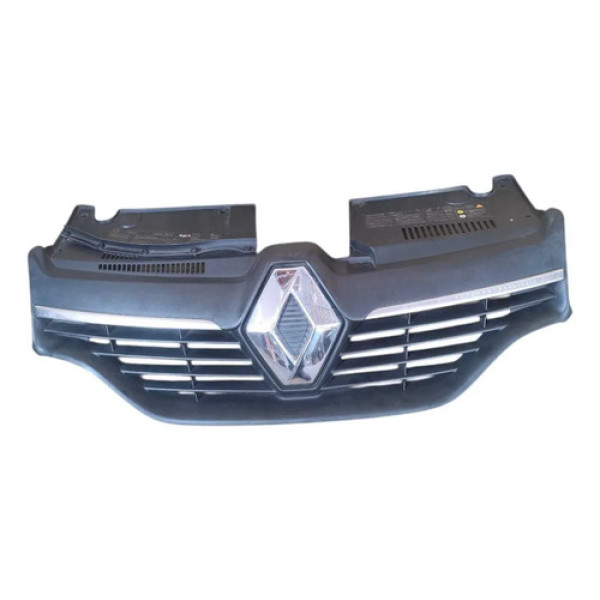 Grade Frontal Renault Sandero 2015 2016 2017 2018 Preto