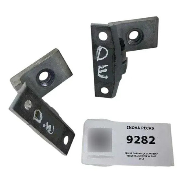 Par De Dobradiça Dianteira Esquerda Bmw X3 X4 2013 2016