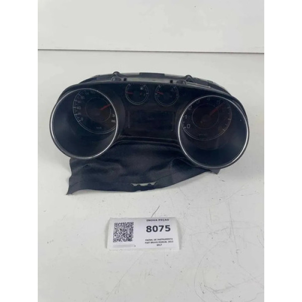Painel De Instrumento Fiat Bravo Manual 2012 554000980100 Preto