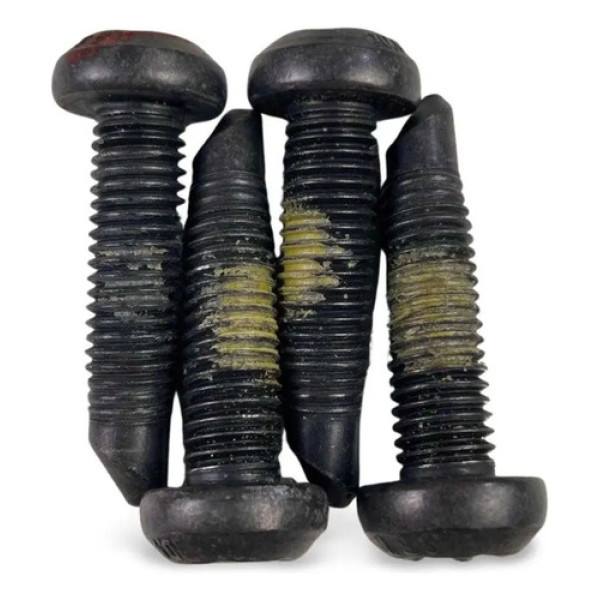 Kit 4 Parafuso Banco Chevrolet Cruze Dianteiro 24431928 2020 Preto