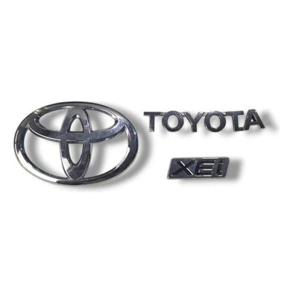 Emblema Mala Toyota Corolla Xei 2019 Prateado