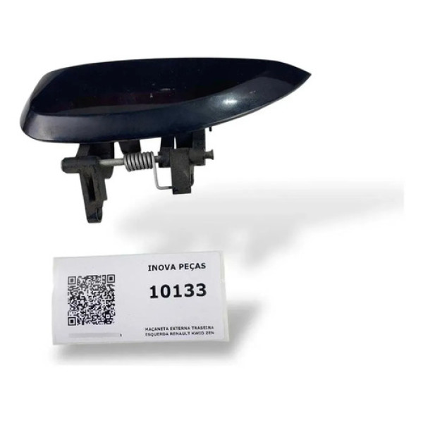 Maçaneta Externa Dianteira Esquerda Renault Kwid 2018 2022 Preto Dianteira/traseira