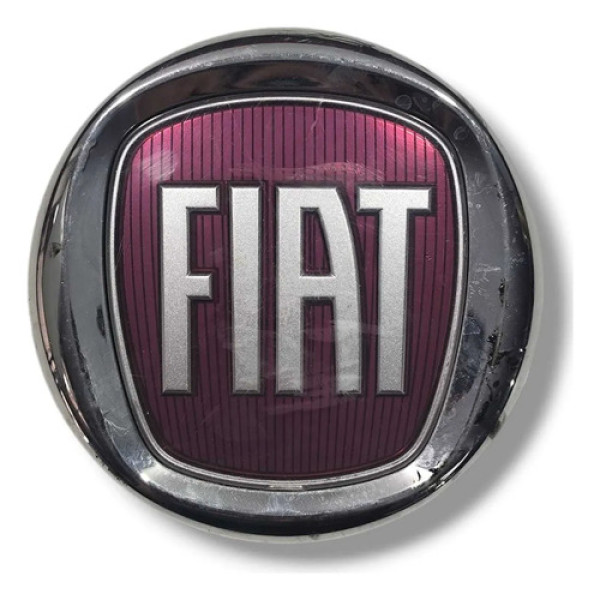 Emblema Dianteiro Grade Fiat Toro 2016 2017 2018 Vermelho