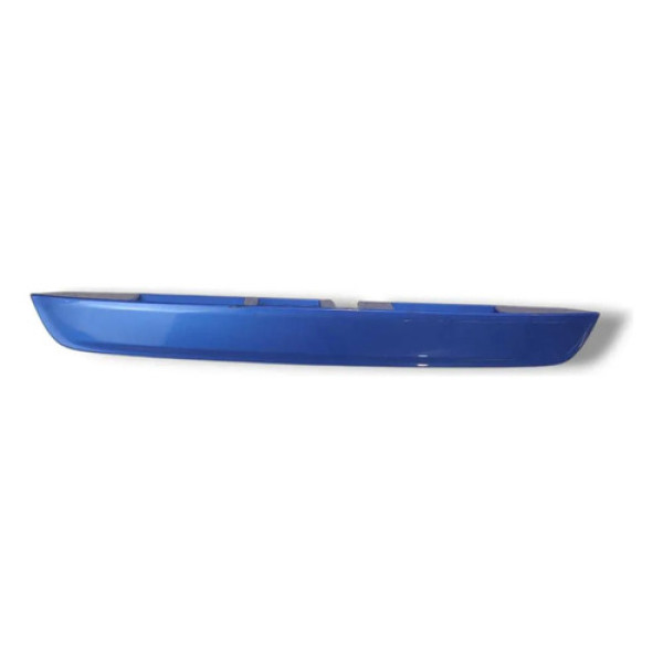 Aplique Placa Tampa Traseira Mala Nissan Kicks 2021 2024 Azul