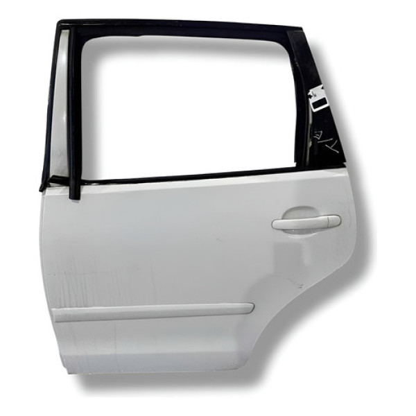 Porta Traseira Esquerda Polo 2006 A 2012 Pelada Traseira Esquerdo Branco