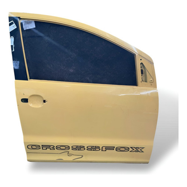 Porta Dianteira Direita Vw Fox 2006 2010 Pelada Dianteira Direito Amarelo