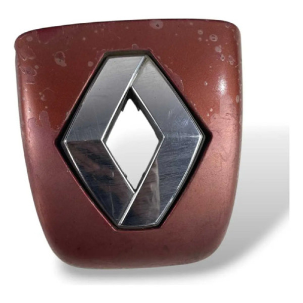 Emblema Logo Renault Tampa Traseira Clio 2003 2013 Vermelho