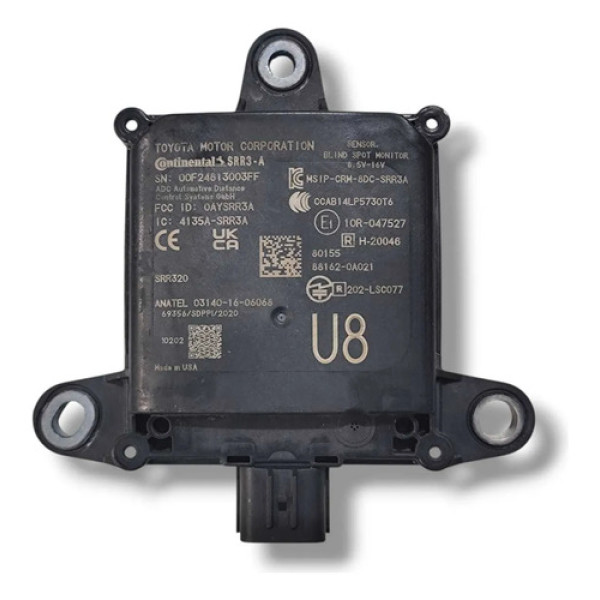 Módulo Sensor Ponto Cego Toyota Corolla Cross 2022 2024 Preto