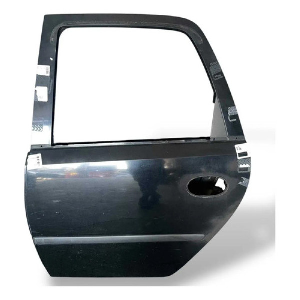 Porta Traseira Esquerda Gm Meriva 2005 2013 Pelada Traseira Esquerdo Preto