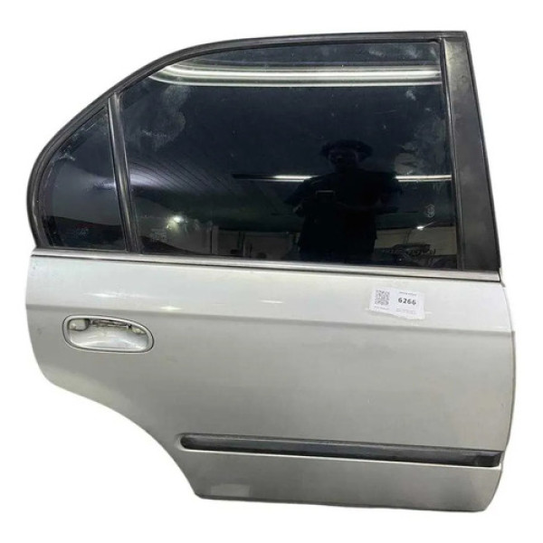 Porta Traseira Direita Honda Civic 96 99 Pelada Traseira Direito Prateado