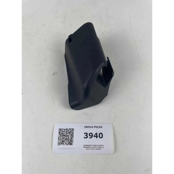Acabamento Trilho Banco Esquerdo Toyota Corolla 2016 Á 2019  Preto