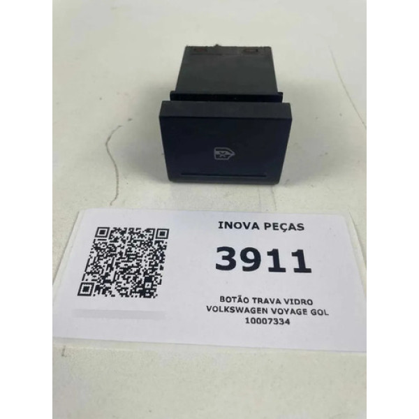 Botão Trava Vidro Volkswagen Voyage Gol 10007334 Preto