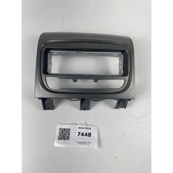 Moldura Painel Rádio Fiat Siena 13-16  Cinza
