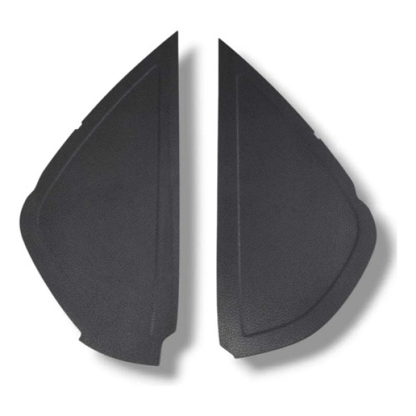 Par Moldura Lateral Painel Fox 10 A 14 5z0858217 Preto