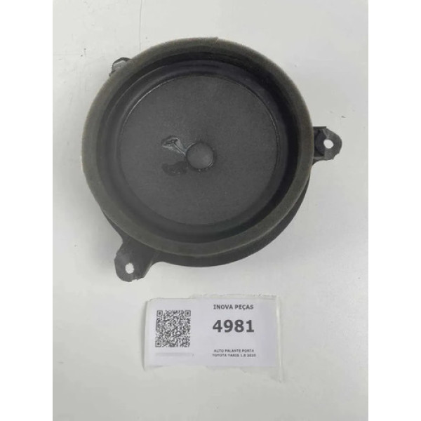 Auto Falante Porta  Toyota Yaris 1.5  2020 Prateado