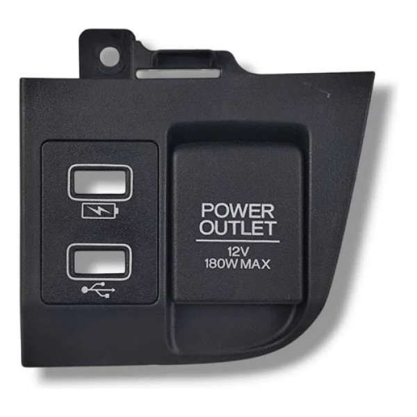 Acendedor Tomada 12v Usb Honda City 2022 A 2024 Preto