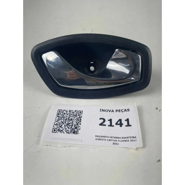 Maçaneta Interna Dianteira Direito Captur Fluence 2017 2021 Bege Dianteira/traseira