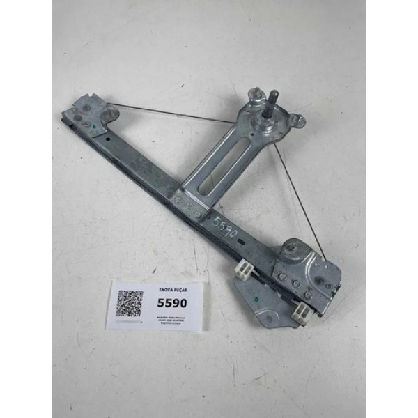 Maquina Vidro Renault Logan 2008 2014 Tras Esquerdo Usado Cinza