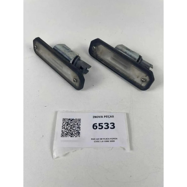 Par Luz De Placa Honda Civic 1.6 1996 2000 