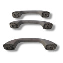  Kit Alça Teto Pqp Renault Sandero 2016 2017 2018 Preto