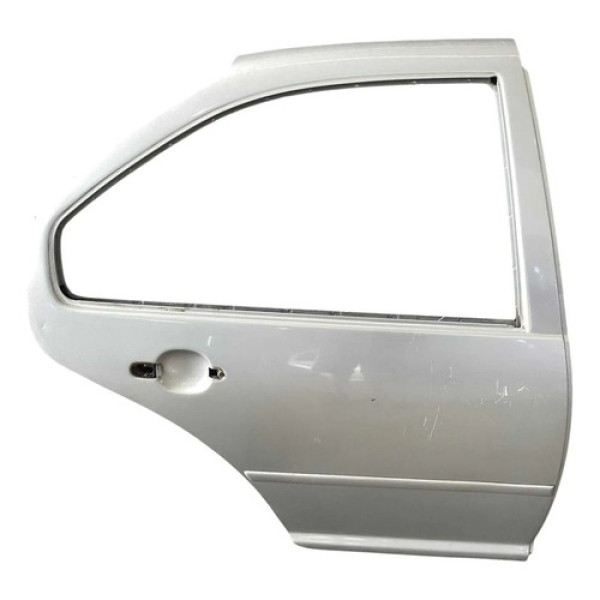 Porta Traseira Direita Vw Bora 2008 2012 Pelada Traseira Direita Prata