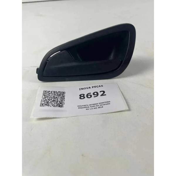 Maçaneta Interna Dianteira Esquerda Ford Ka 2015ford Ka 2018 Preto Traseira