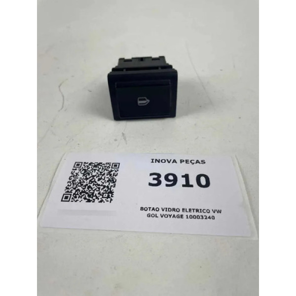 Botao Vidro Eletrico Vw Gol Voyage 10003240 Preto
