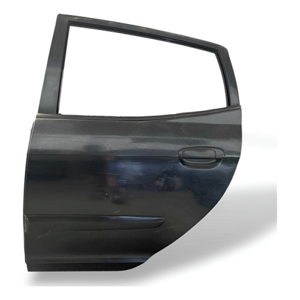 Porta Traseira Esquerda Kia Picanto 2008 A 2012 Pelada Traseira Esquerdo Preto