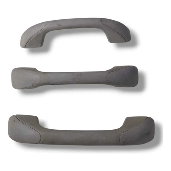  Kit Alça Teto Pqp Renault Sandero 2016 2017 2018 Preto
