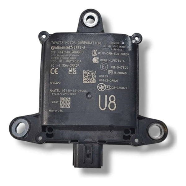 Módulo Sensor Ponto Cego Toyota Corolla Cross 2022 2024 Preto