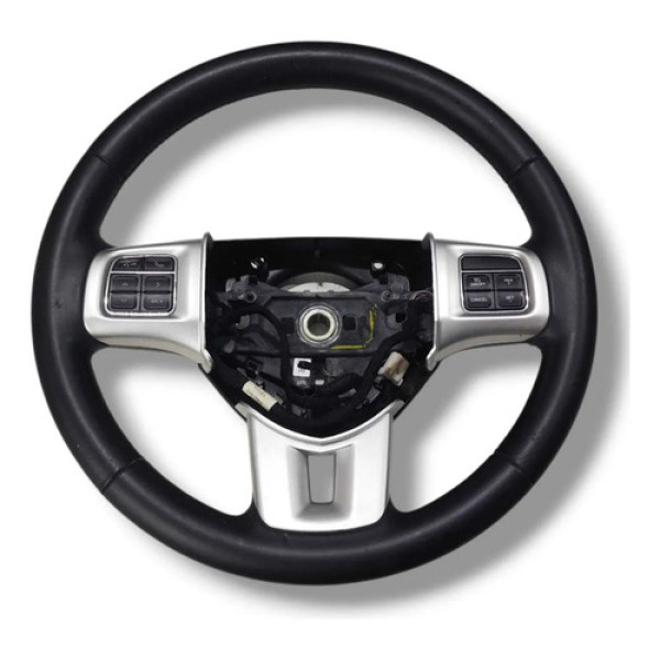 Volante Direção Com Comando Fiat Freemont 2011 A 2015 Preto