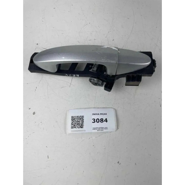 Maçaneta Externa Lado Direito Ford New Fiesta 2014/2016 Prata Dianteira