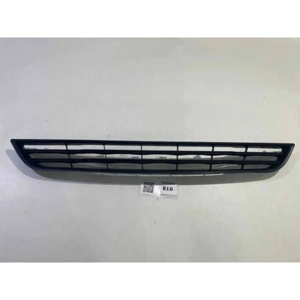 Grade Central Inferior Parachoque Diant New Fiesta 13 A 16 Branco Fosco