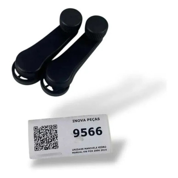 Unidade Manivela Vidro Manual Vw Fox 2006 2010 Preto