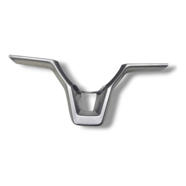 Acabamento Muldura Volante Nissan Kicks 2019 2024 Prateado .