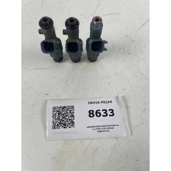 Unidade Bico Injetor Ford Ka 1.0 Flex 3 Cilindros 0280157143 127v