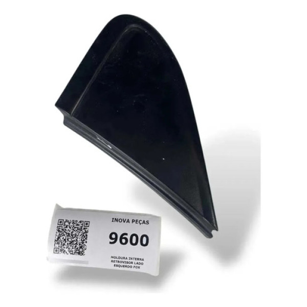 Moldura Interna Retrovisor Lado Esquerdo Fox Preto