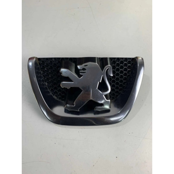 Emblema Grade Dianteira Peugeot 206 207 06 A 2011 18c0001030 Preto