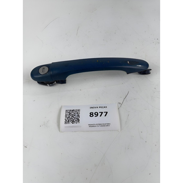 Maçaneta Externa Dianteira Esquerda Fiat Grand Siena Preto Dianteira