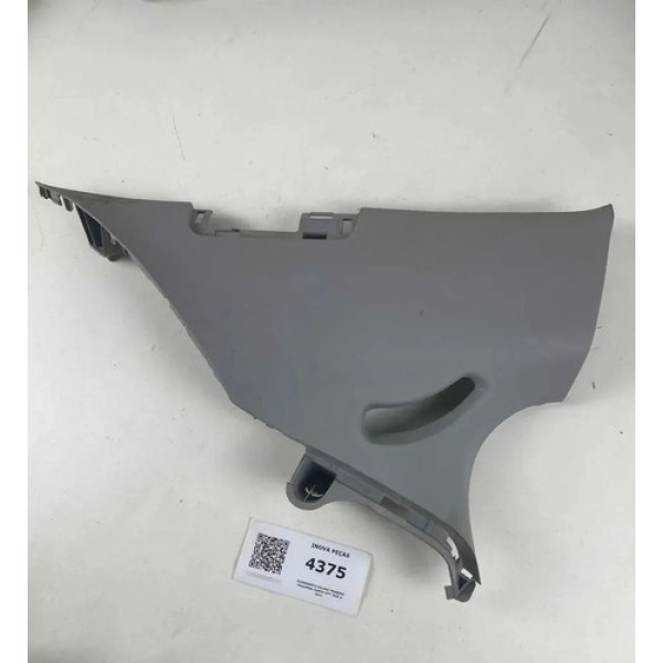 Acabamento Coluna Traseira Esquerda Honda City 2009 A 2014 Prateado