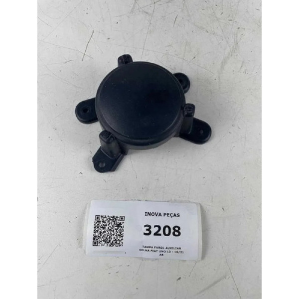 Tampa Farol Auxiliar Milha Fiat Uno Ld - 16/21 Ab Preto Direito