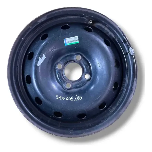 Roda De Ferro Renault Sandero Logan Aro 15 Unidade Preto