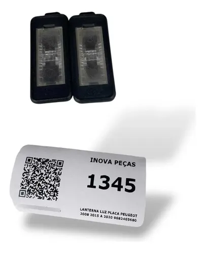 Lanterna Luz Placa Peugeot 2008 2015 A 2020 9682403680