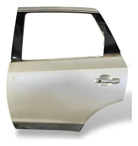Porta Traseira Esquerda Hyundai Vera Cruz 2009 2012 Pelada Traseira Esquerdo Prata
