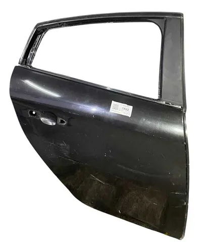 Porta Traseira Direita Fiat  Bravo 2012 2017 Traseira Direito Preto
