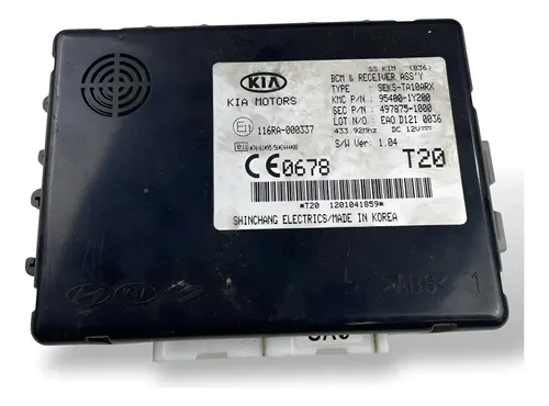 Módulo Bcm Conforto Kia Picanto 116ra-000337 2012 2016