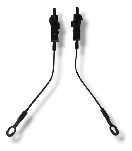 Par Fechadura Lateral Caçamba S10 Com Cabo Aço