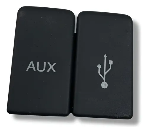 Tomada Usb E Auxiliar Honda Fit 2013 A 2016 Prateado
