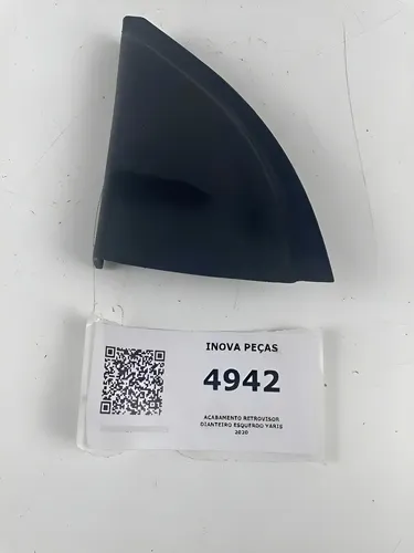 Acabamento Retrovisor Dianteiro Esquerdo Yaris 2020 Prateado